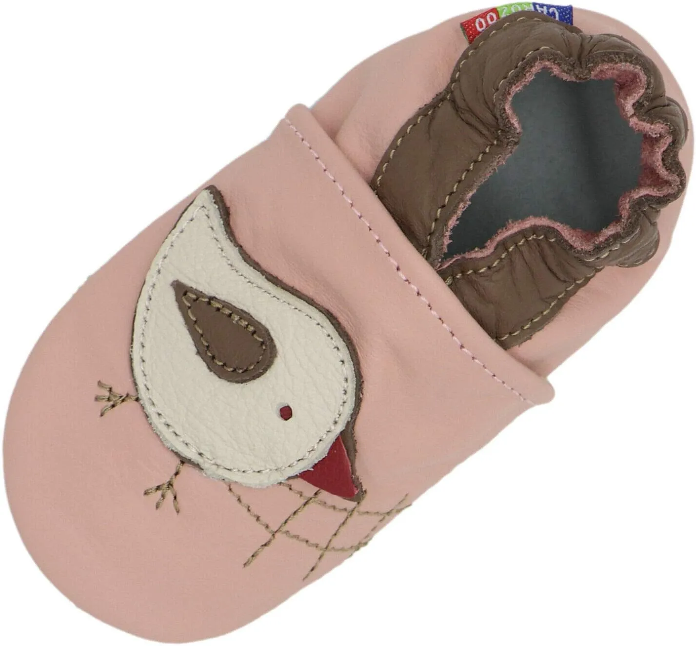 Carozoo Toddler Kids Unisex Slipper Animal Flower Soft Sole Leather Baby Shoes