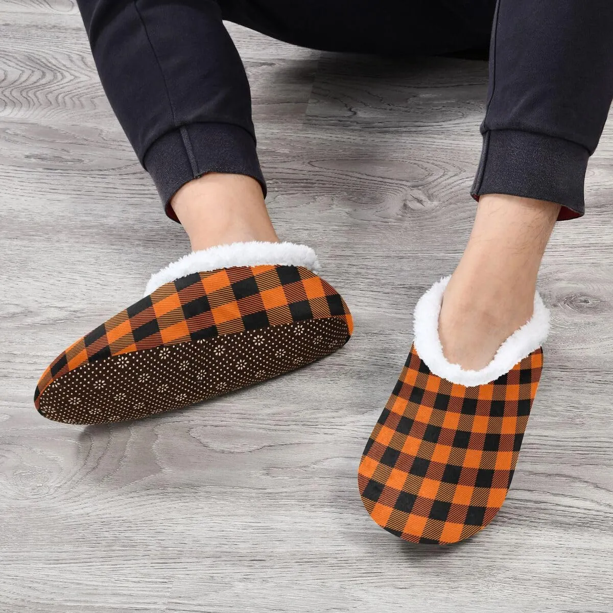 Cartoon Slippers for Women and Men, Womens Coral Fleece Indoor Slippers