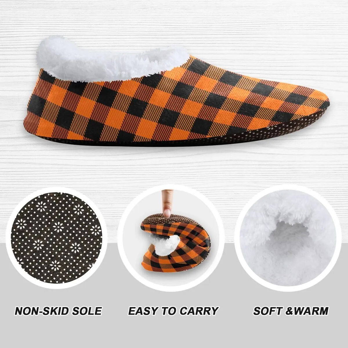Cartoon Slippers for Women and Men, Womens Coral Fleece Indoor Slippers