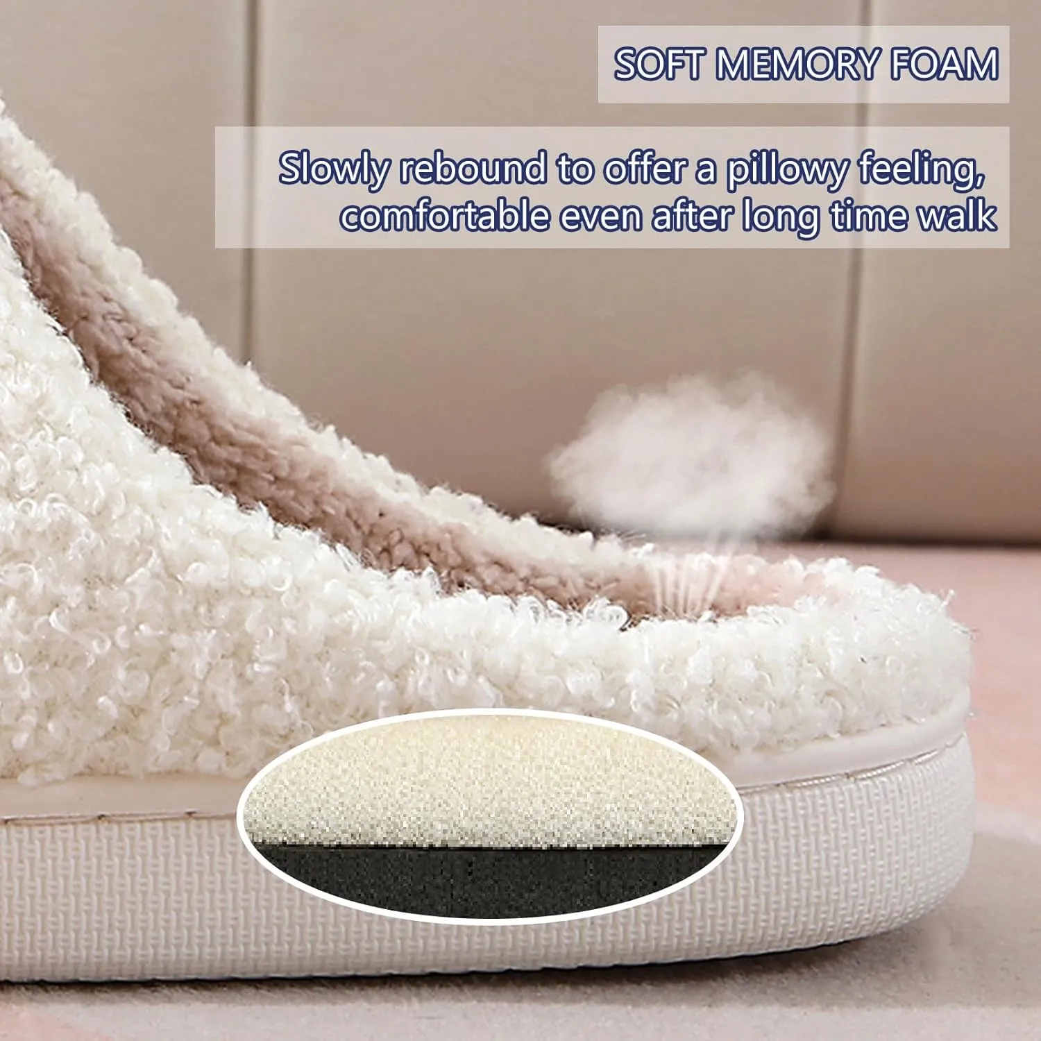Cartoon Slippers for Womens Mens Cute Cozy Plush Warm Slip-on House Shoes for Indoor and Outdoor Meet Me at Midnight Strawberry Mushroom Evil Eyes Love Heart Slippers