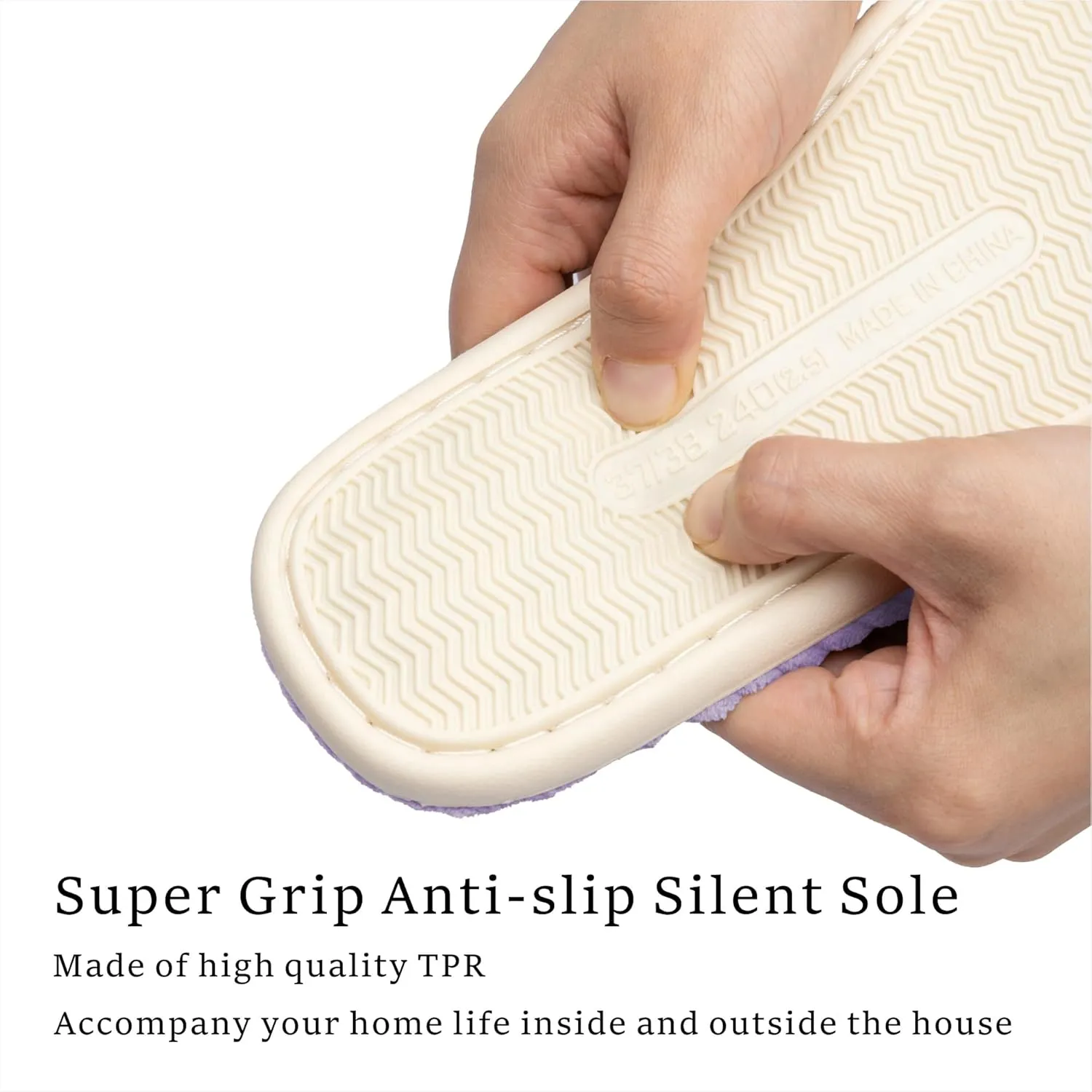 Chantomoo Slippers for Women Memory Foam House Womens Slipper Slides Home Bedroom Bathroom Spa Open Toe Corduroy Bow Slippers Cozy Comfortable