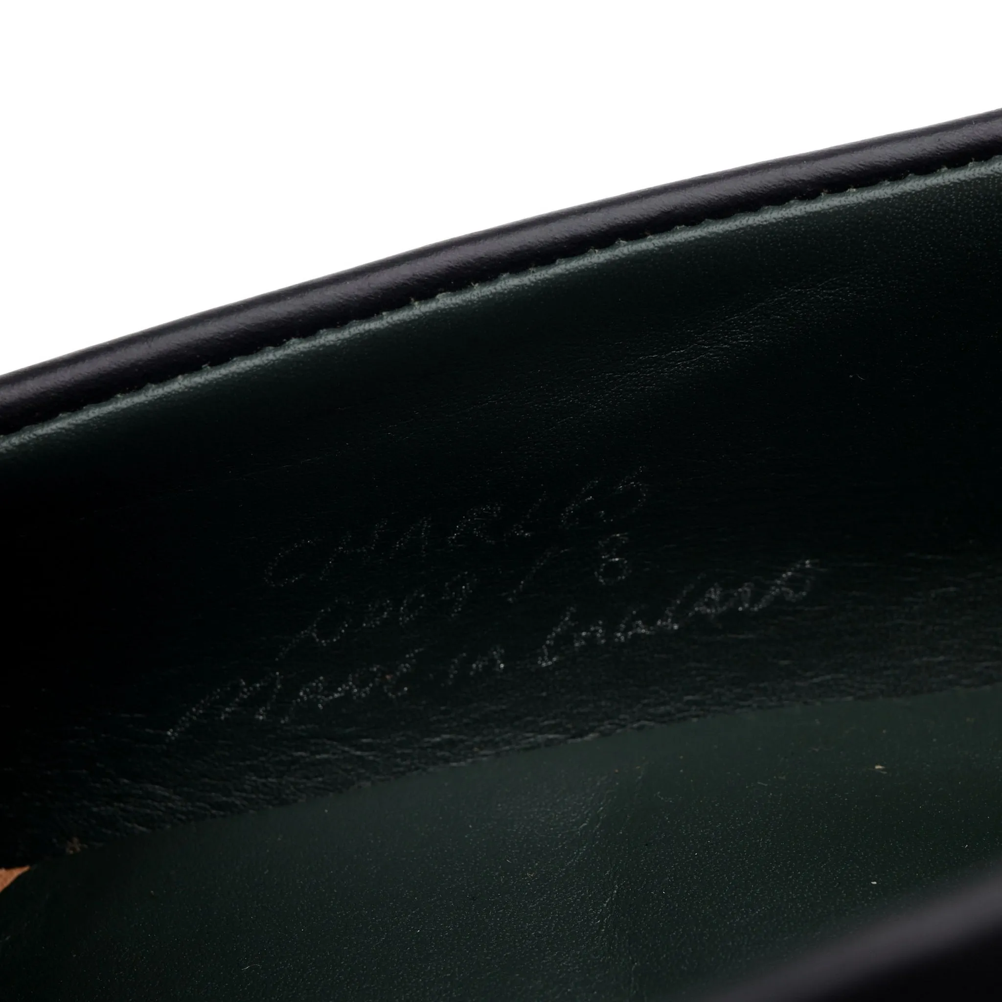 'Charles' Black Leather Loafers UK 8