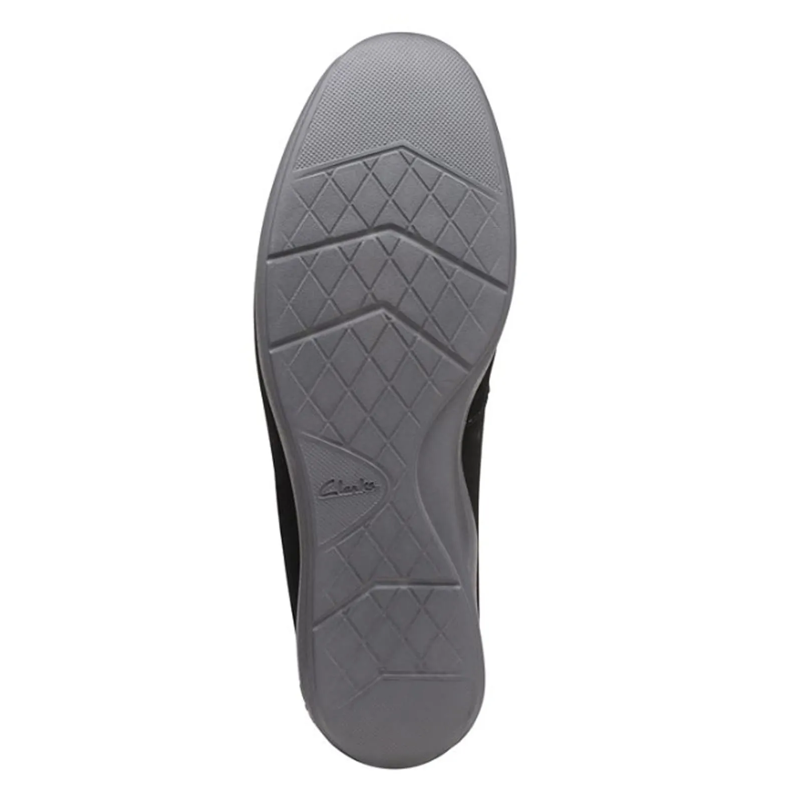 Clarks Men's Gorwin Step Loafer, Black Suede, 9