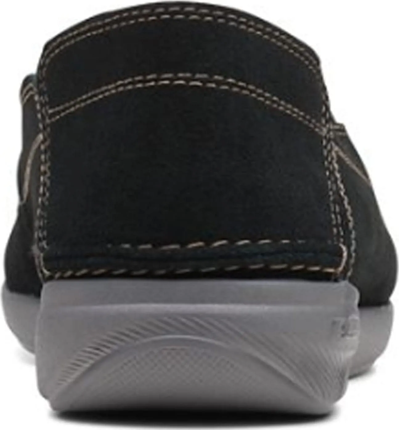 Clarks Men's Gorwin Step Loafer, Black Suede, 9