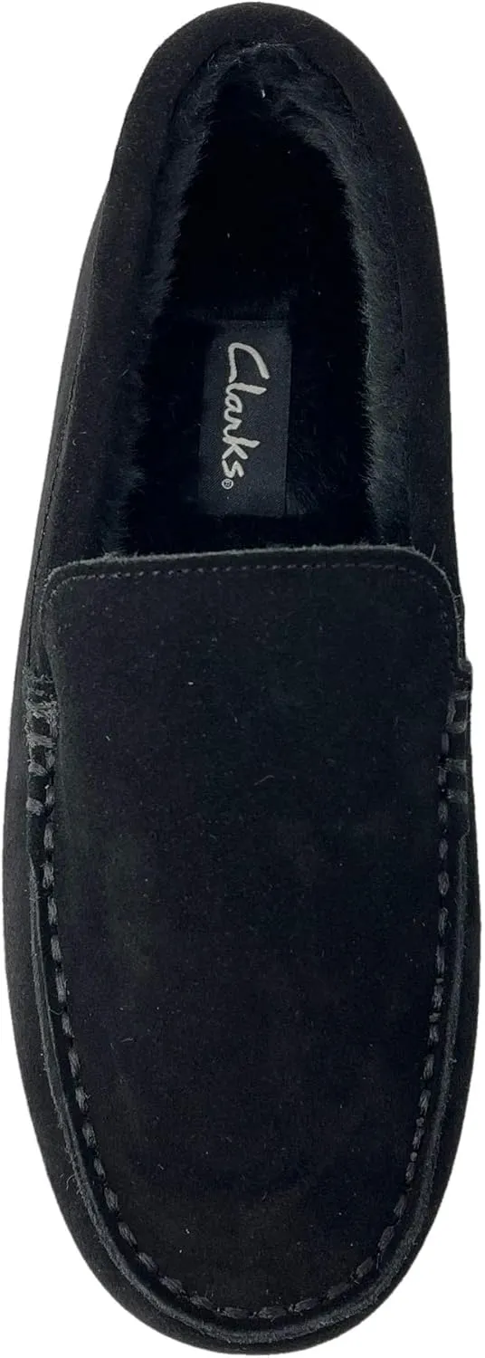 Clarks Men's, Plush Fur Venetian Slipper