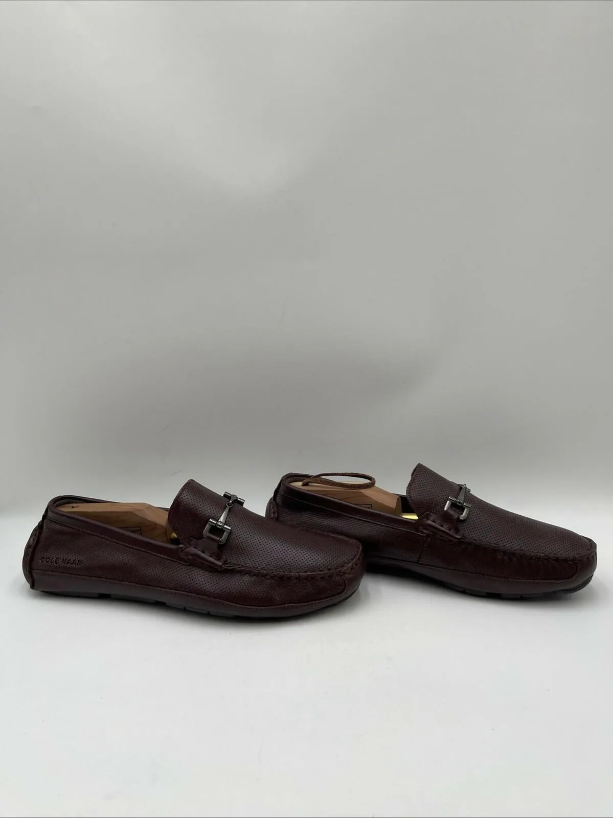 Cole Haan Men's Wyatt Bit Driver Loafers Brown Size 8M - Very Good