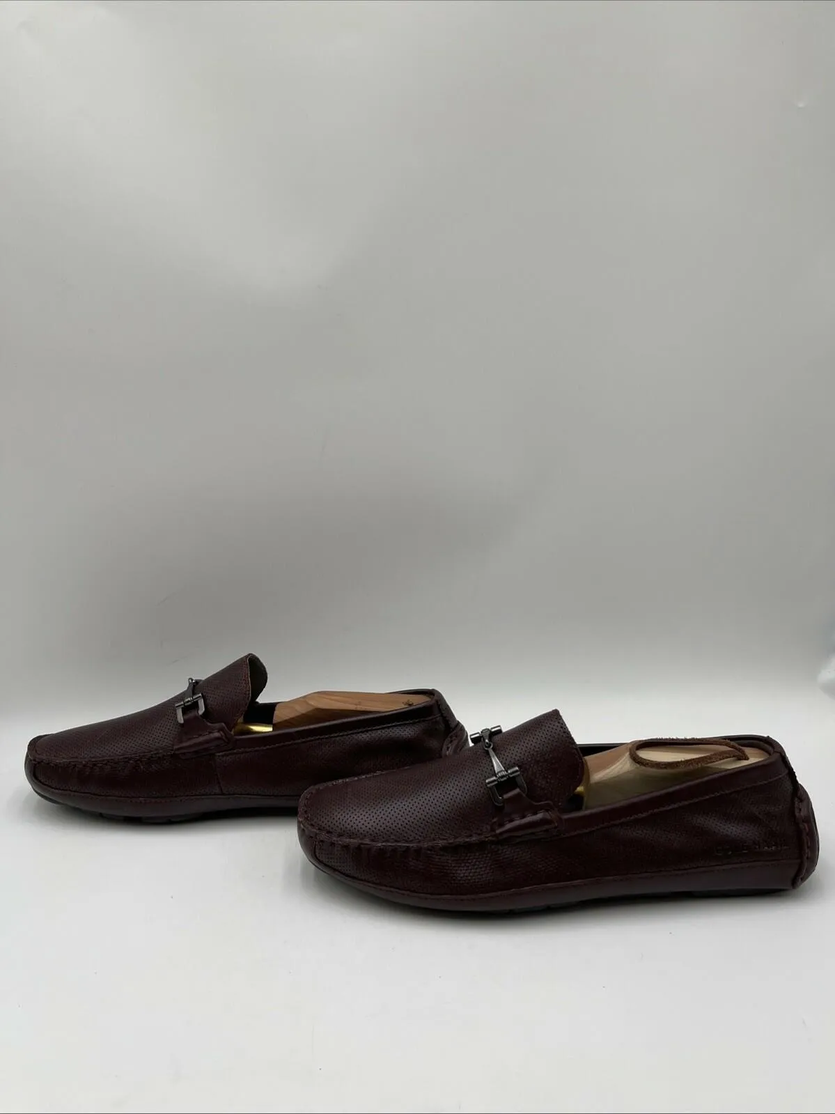 Cole Haan Men's Wyatt Bit Driver Loafers Brown Size 8M - Very Good