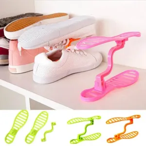 Collapsible Shoe Storage Organizer - Flexible Shoe Rack