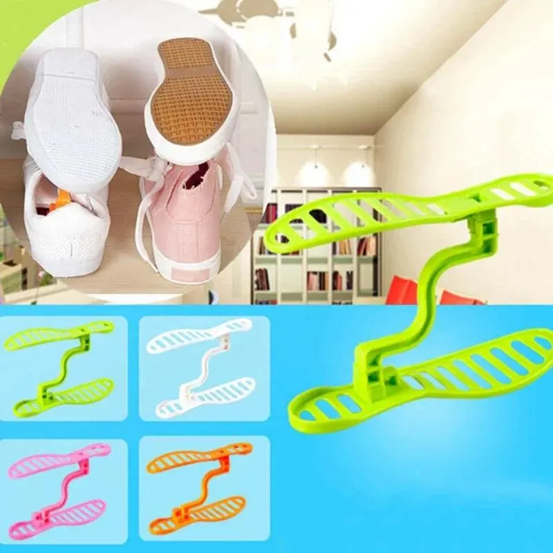 Collapsible Shoe Storage Organizer - Flexible Shoe Rack