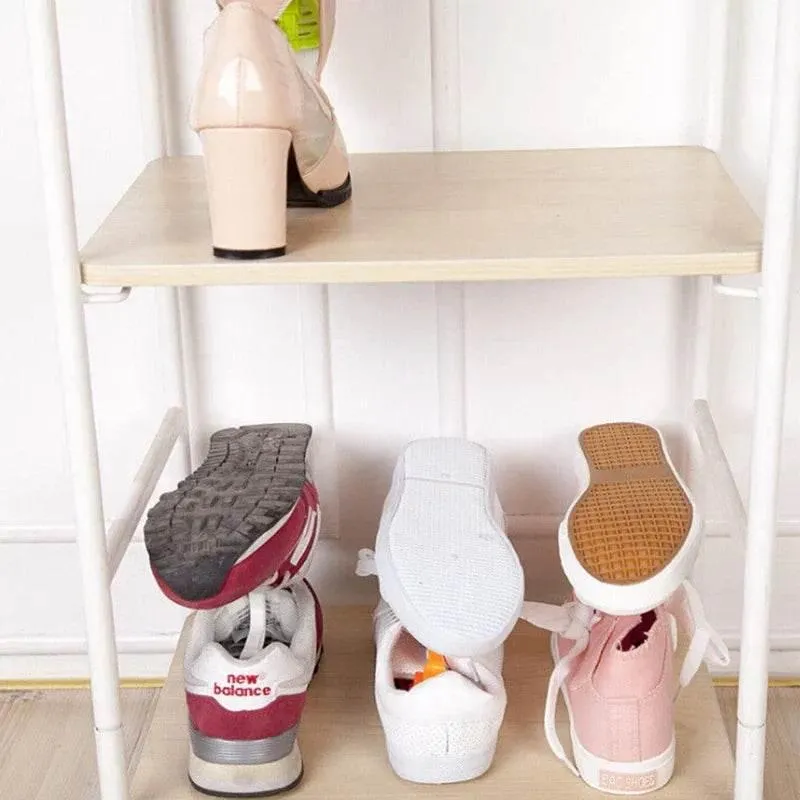 Collapsible Shoe Storage Organizer - Flexible Shoe Rack