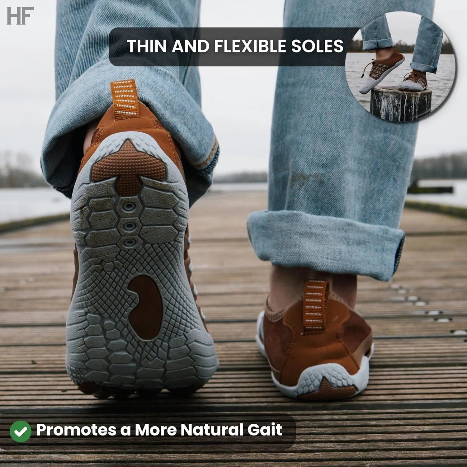 Colson Pro Healthy - Non Slip Barefoot Shoes, Soft, Flexible, and Thin Soles Quick Dry Shoe, Ideal Choice Daily Wear, Unisex