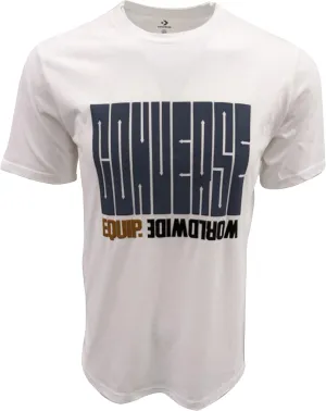 Converse Men's Bubble Letter Crewneck Short Sleeve T-Shirt