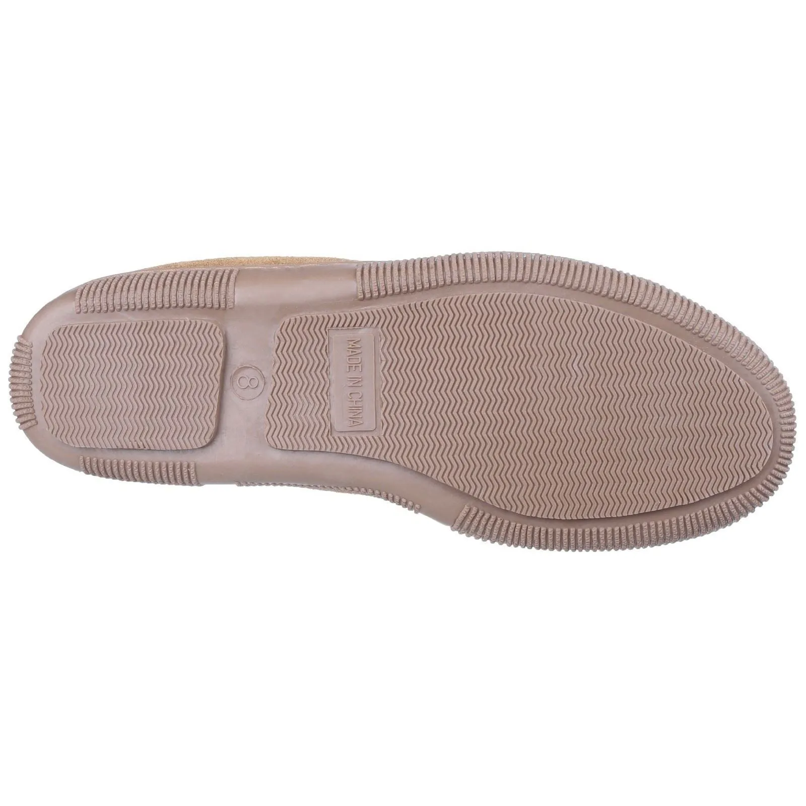 Cotswold Men's Alberta Moccasin Slipper in Beige