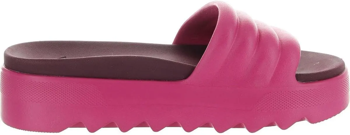 Cougar Womens Pool Party Two Tone Open Toe Pool Slides