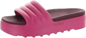 Cougar Womens Pool Party Two Tone Open Toe Pool Slides