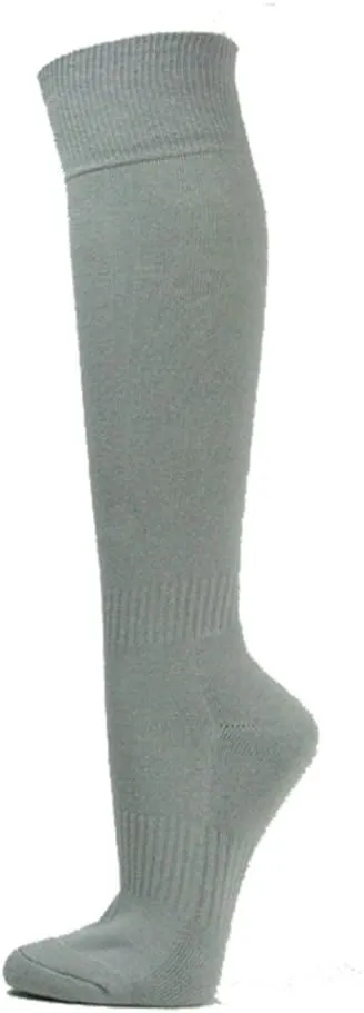 COUVER Knee High Sports Athletic Baseball Softball Bottom-Cushioned Socks