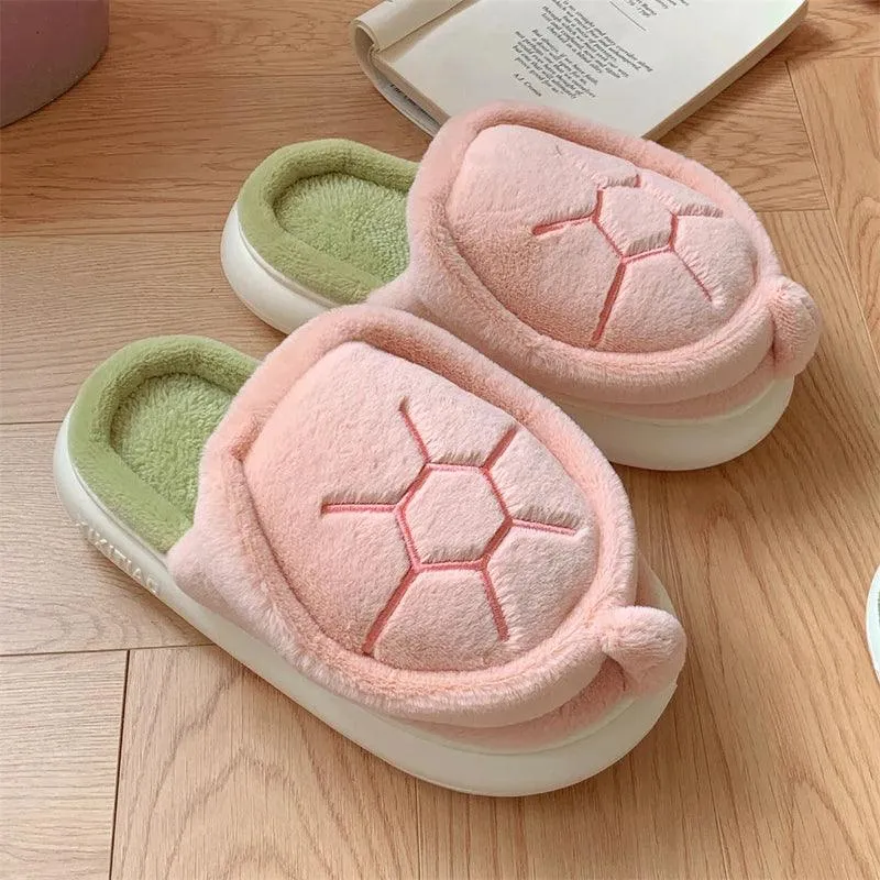 Cozy Turtle Slippers – Soft, Warm, and Adorable Indoor House Shoes