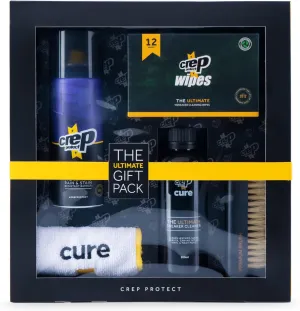 Crep Protect The Ultimate Shoe Care Bundle Gift Pack - Shoe Protector Spray - Sneaker Cleaner - Quick Cleaning Wipes - Premium Bush & Microfiber Cloths