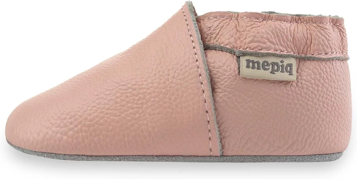 Crib shoes baby moccasins for boys girls toddler soft leather baby walking shoes slippers