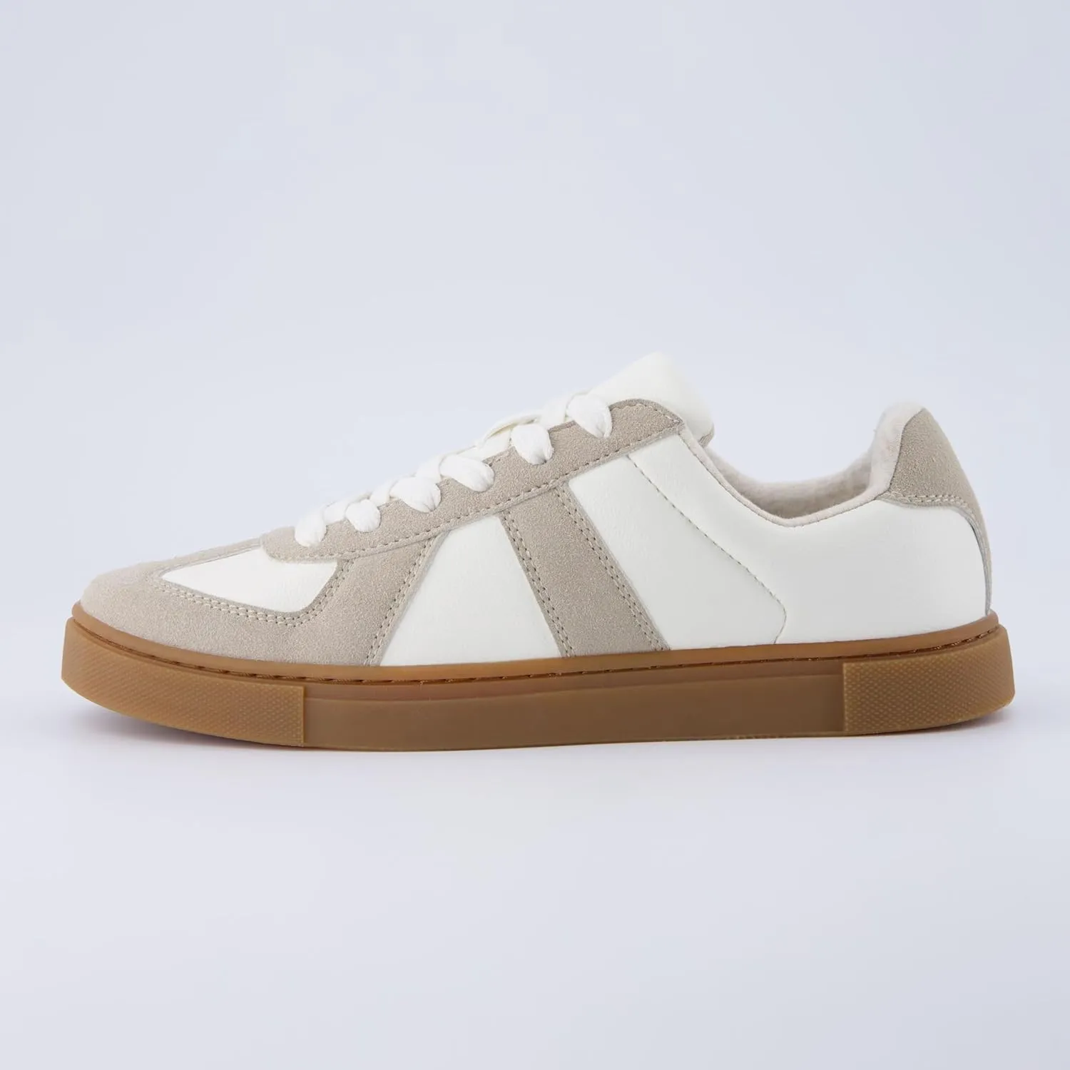 CUSHIONAIRE Women's Bailey lace up Sneaker  Comfort Foam, Wide Widths Available