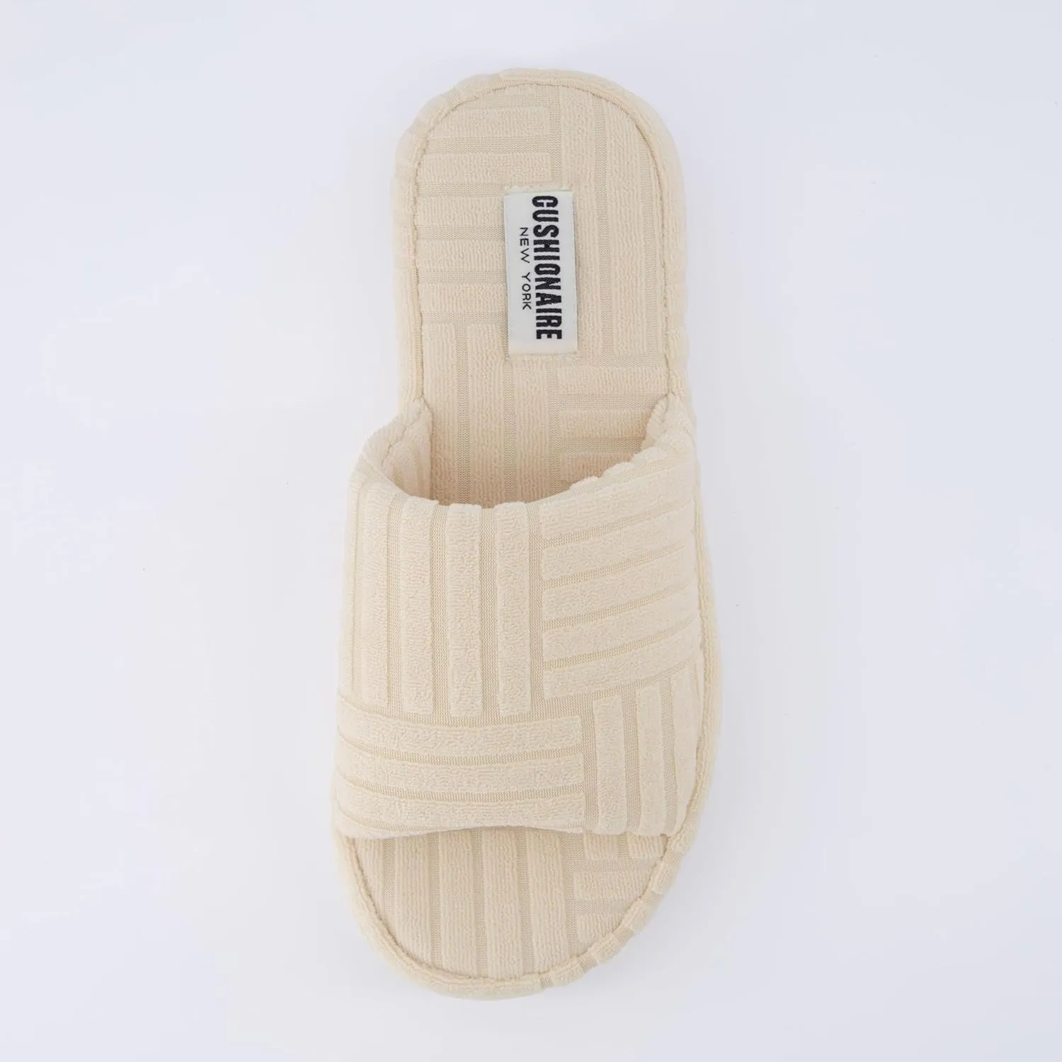 CUSHIONAIRE Women's RSVP slipper with  Memory Foam, Wide Widths Available