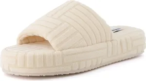 CUSHIONAIRE Women's RSVP slipper with  Memory Foam, Wide Widths Available