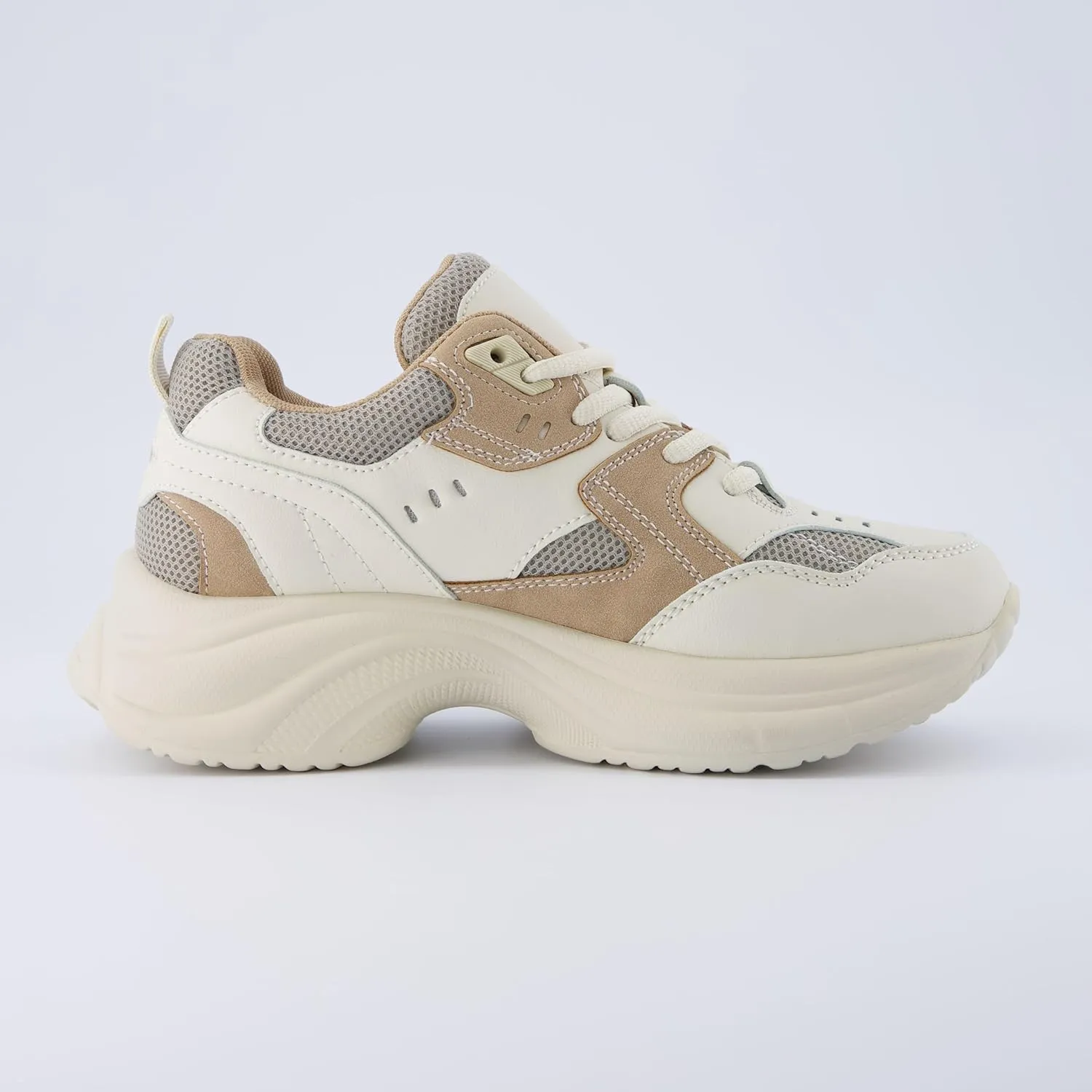 CUSHIONAIRE Women's Strike Chunky Sneaker  Memory Foam, Wide Widths Available