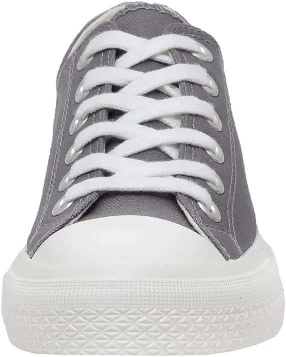 CUSHIONAIRE Women's Vina Low top Canvas Sneaker  Memory Foam