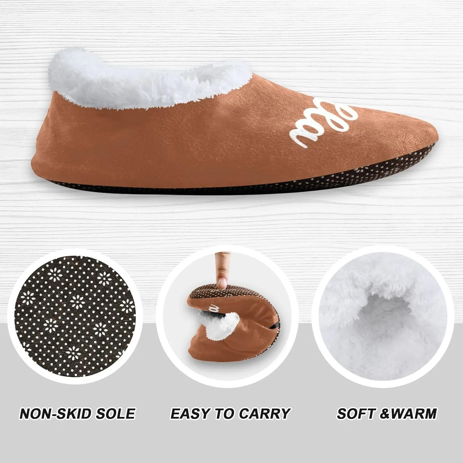 Custom House Slippers for Women Men Personalized Non-Slip Soft Sole Slippers
