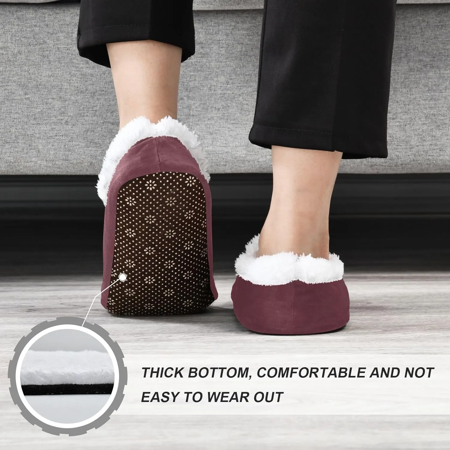 Custom House Slippers for Women Men Personalized Non-Slip Soft Sole Slippers