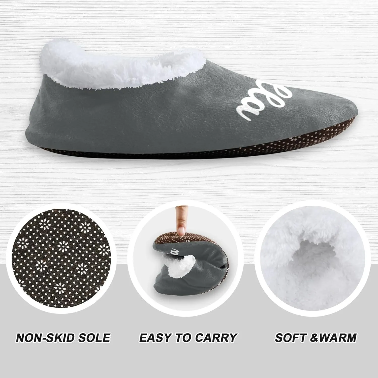 Custom House Slippers for Women Men Personalized Non-Slip Soft Sole Slippers