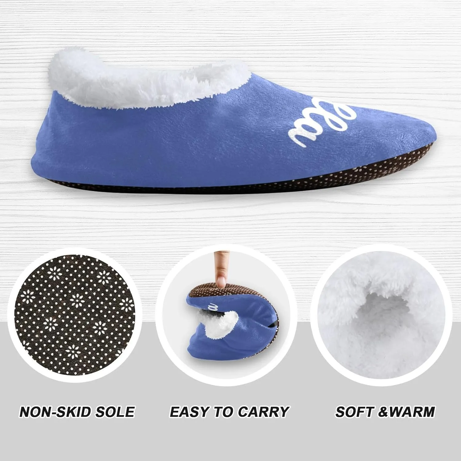 Custom House Slippers for Women Men Personalized Non-Slip Soft Sole Slippers