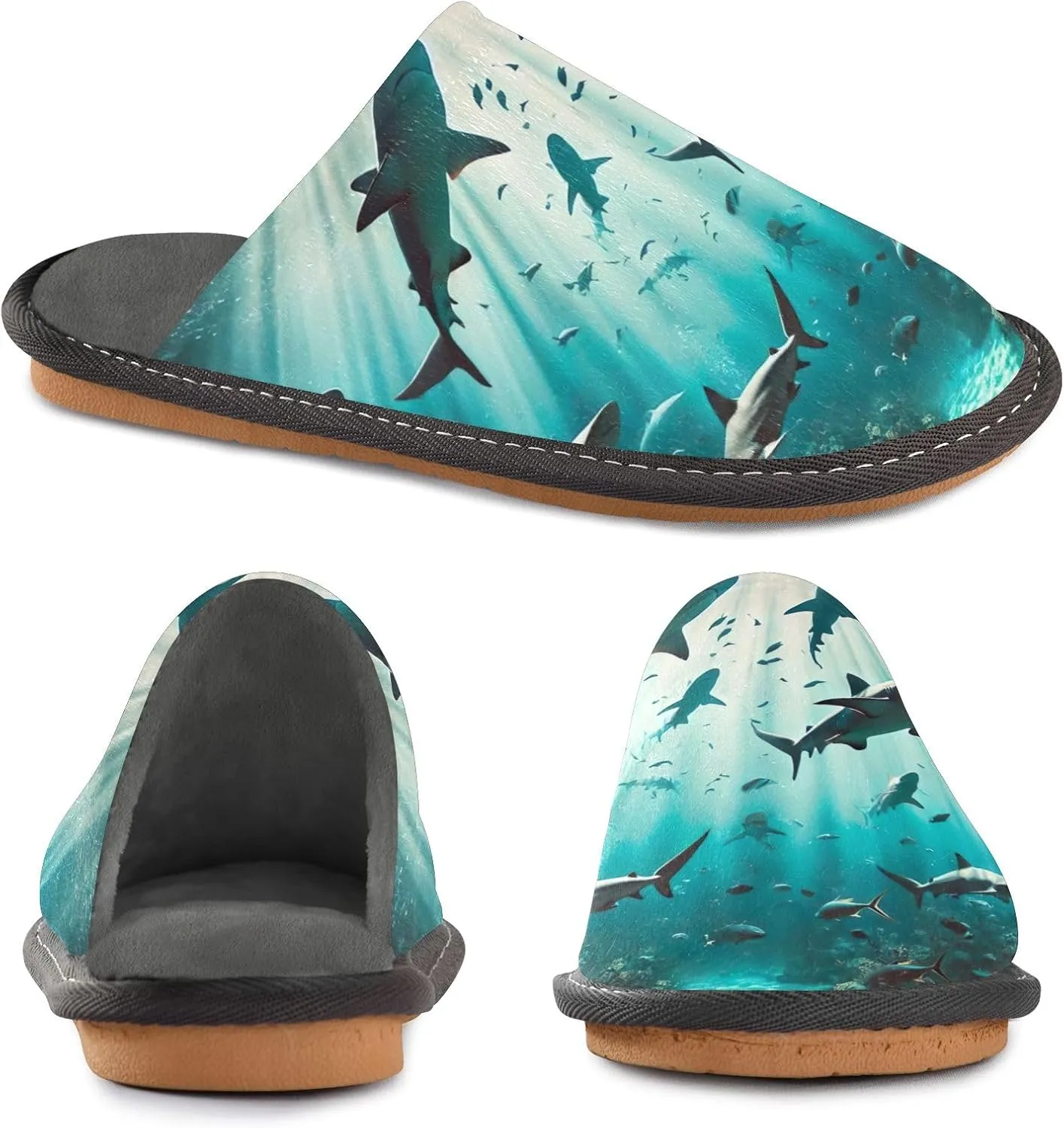 Cute Fuzzy Slippers Mens Houseshoes Women's Indoor Outdoor Slippers Home Slippers for Men