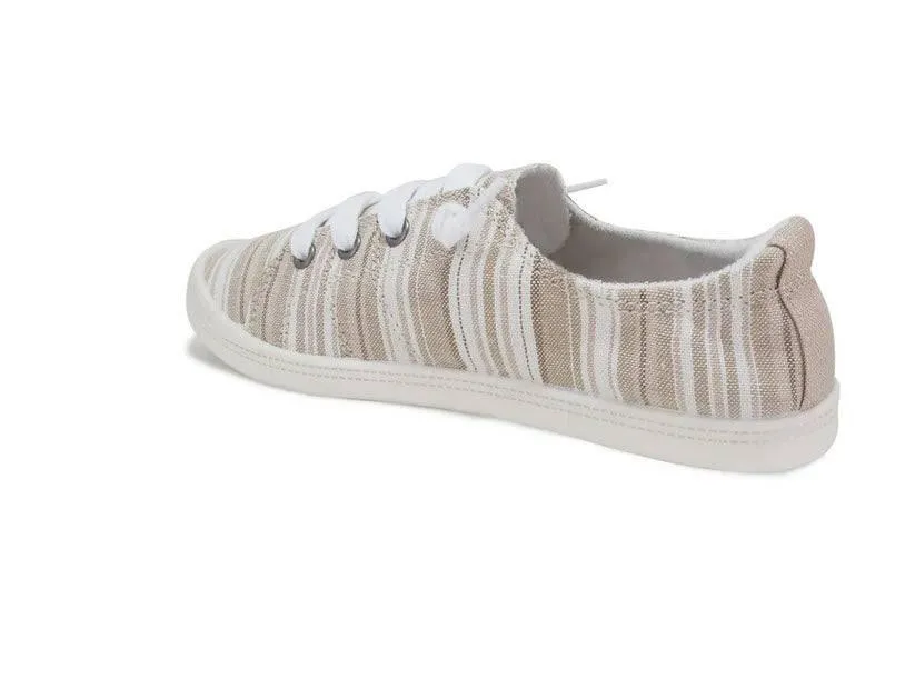 Dallas Tan Multi Strip Sneaker