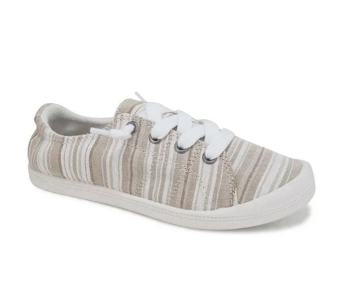 Dallas Tan Multi Strip Sneaker