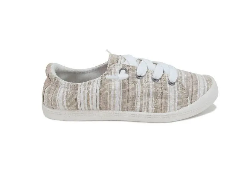 Dallas Tan Multi Strip Sneaker