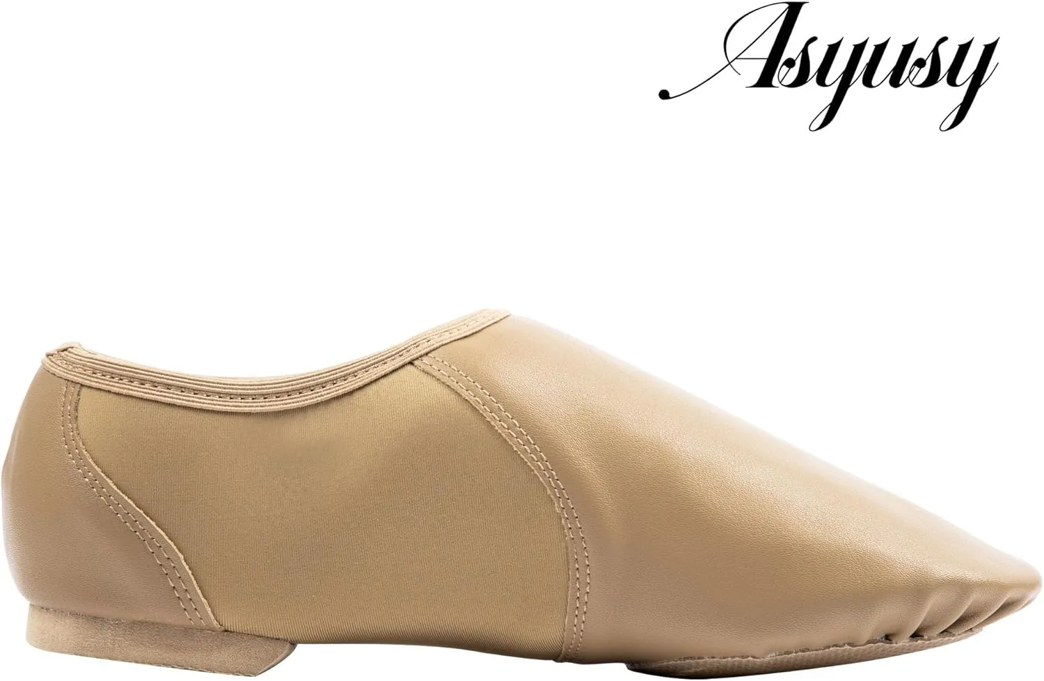Dance Jazz Shoes,Round Toe Soft Leather Dance Slippers for Women/Men.