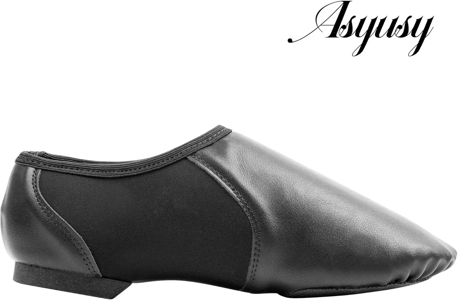 Dance Jazz Shoes,Round Toe Soft Leather Dance Slippers for Women/Men.