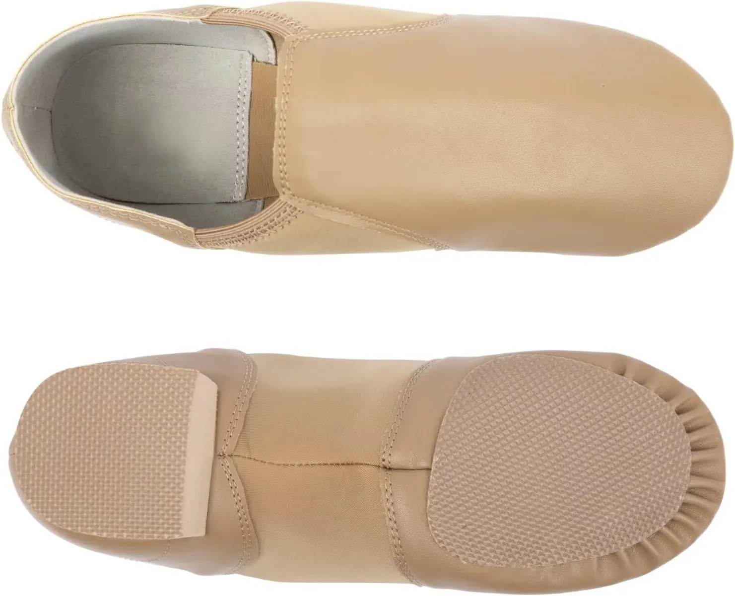 Dance Jazz Shoes,Soft Leather Dance Slippers for Women/Men