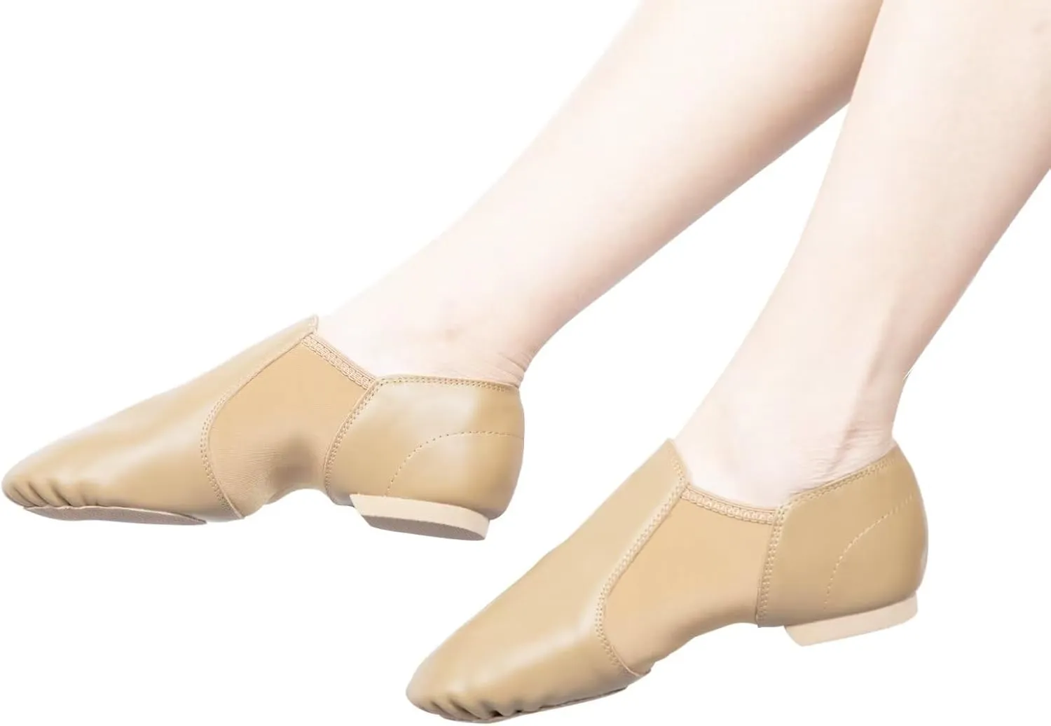 Dance Jazz Shoes,Soft Leather Dance Slippers for Women/Men