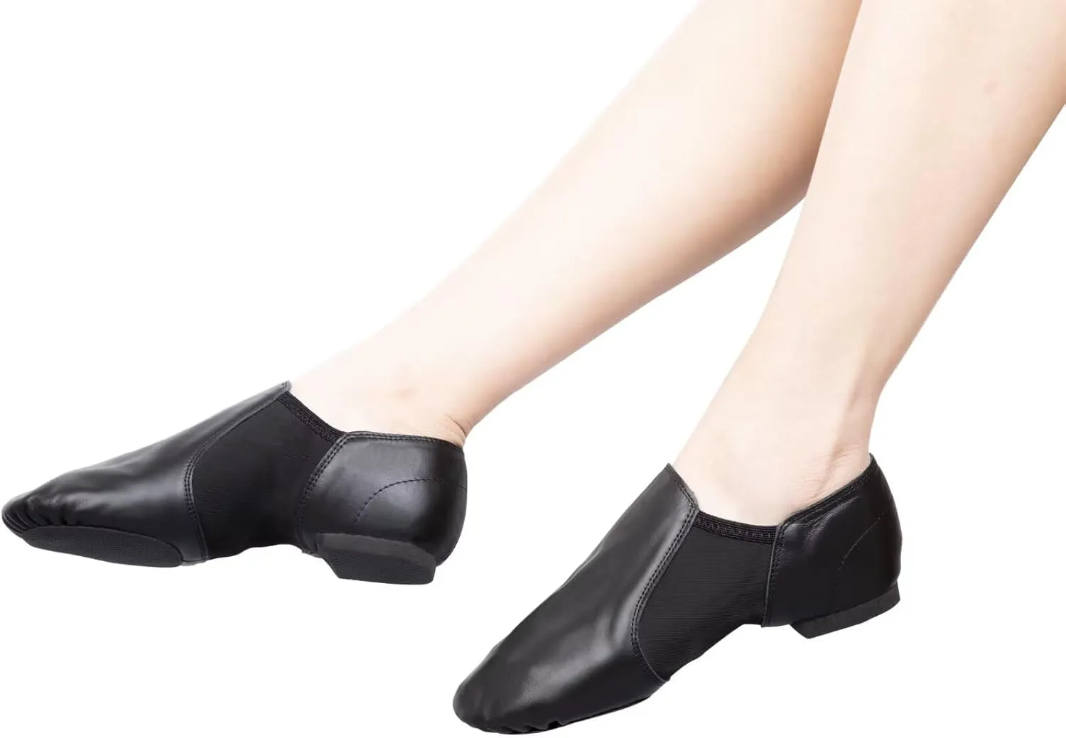 Dance Jazz Shoes,Soft Leather Dance Slippers for Women/Men