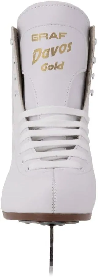 Davos Gold Figure Ice Skates for Women, Girls