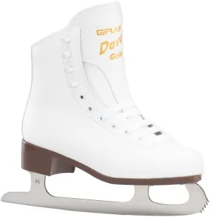 Davos Gold Figure Ice Skates for Women, Girls