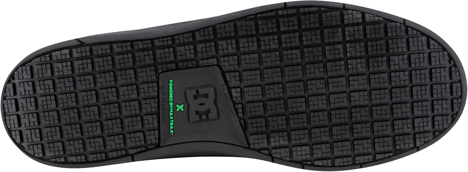 DC Men's Cure Work Powered by MaxTrax Soft Toe Slip Resistant Shoe