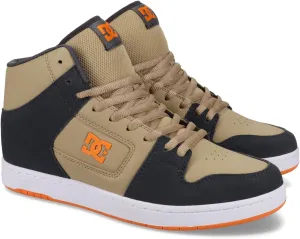 DC Men's Manteca 4 HI Sneaker, Grey/Beige/Khaki, 14