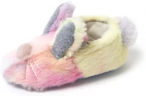 Dearfoams Easter Basket Stuffers Gifts for Kids Family Matching Fuzzy Bunny Slippers