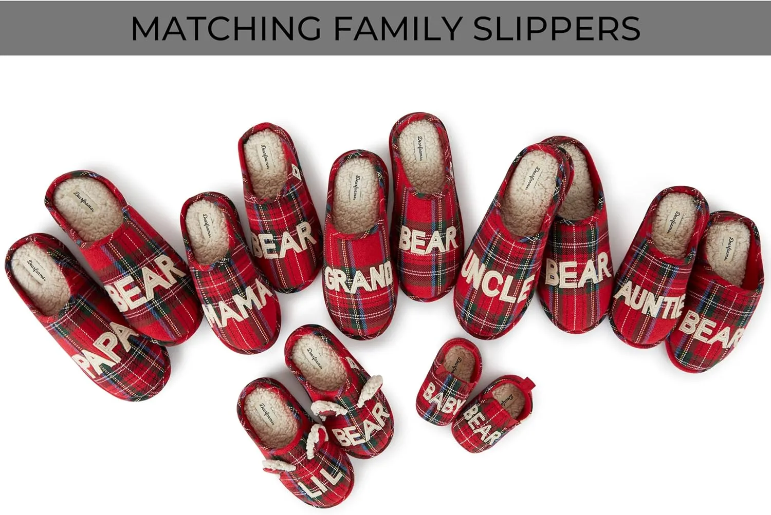 Dearfoams Easter Basket Stuffers Gifts for Kids Toddler Lil Bear and Baby Bear Slipper