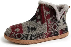 Dearfoams Men's Brixen Indoor/Outdoor Memory Foam Boot Alpine Camping Cozy Slipper House Shoe