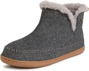 Dearfoams Men's Brixen Indoor/Outdoor Memory Foam Boot Alpine Camping Cozy Slipper House Shoe