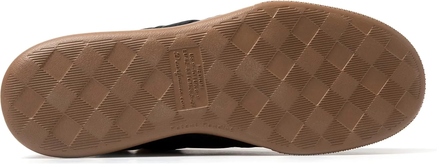 Dearfoams Men's Bryant Nylon Memory Foam Sport Lounge Bootie Slipper